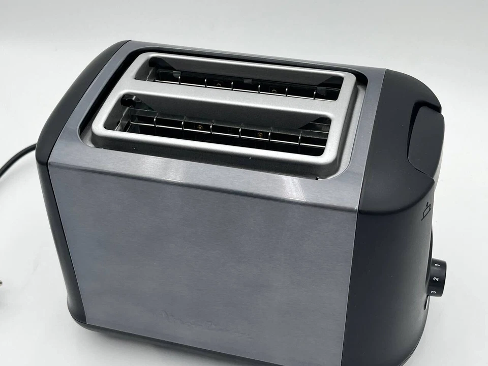 Tostadora Moulinex Subito Select LT340800, 2 rebanadas, negra y acero inoxidable Foto 2 de 3