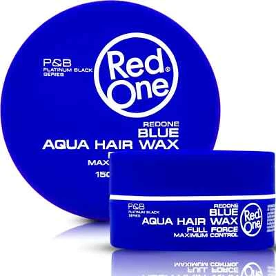 RedOne Blue Aqua Hair Gel Wax Full Force | Maximum Control 150ml