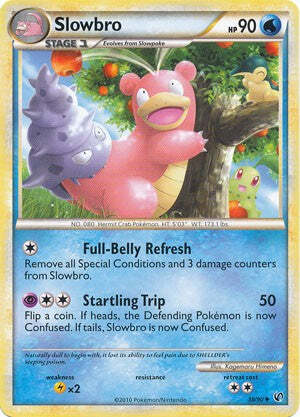 Pokemon Card HeartGold SoulSilver Undaunted 38/90 Slowbro