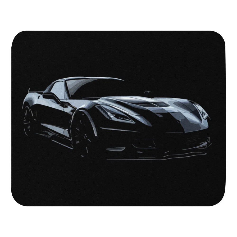 Tapis de souris noirci vette C7