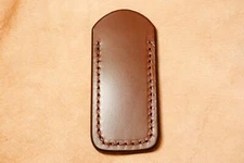 Custom Leather Pocket Sheath for Small Closed Pocket Knife or similar