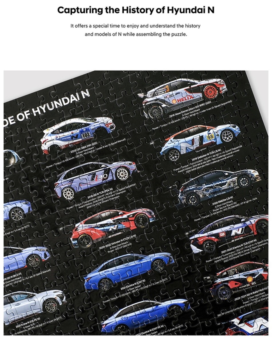 N COLLECTION] Hyundai N Jigsaw Puzzle - 500 pcs | eBay