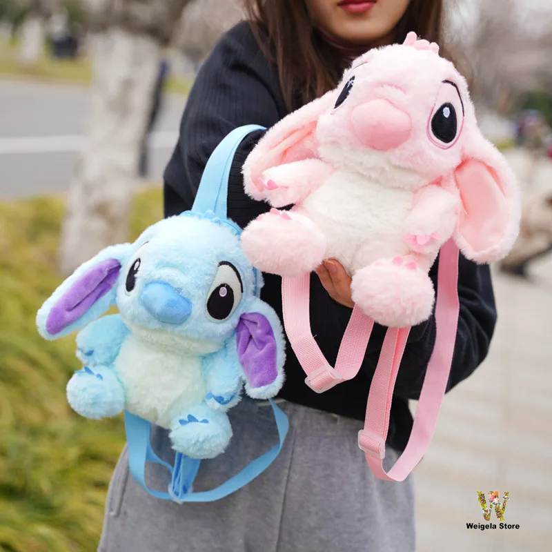 Lilo & Stitch Plush Backpack Kids,Women's Stuffed Plush Doll Bag