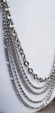 Crystal Chain Five Layer Side Belt