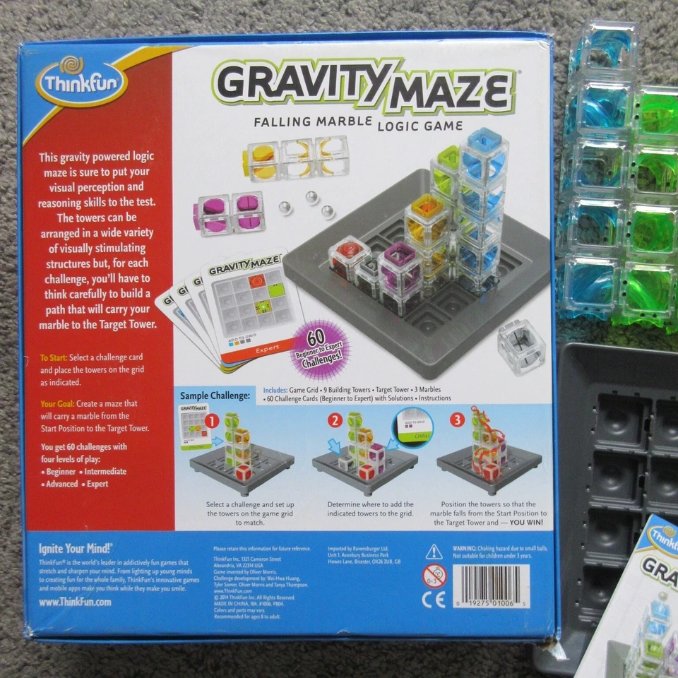 ThinkFun Gravity Maze Marble Run Brain Game and STEM Logic Toy Game Activity - Image 3 of 3