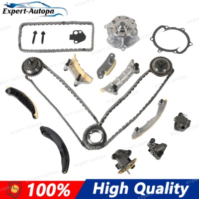 Water Pump Timing Chain Kit For 2007-2011 Cadillac STS 2011-2015 GMC Acadia 3.6L