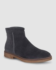  475 Italeau Womens Grey Estella Suede Ankle Bootie Shoe Sz US 6.5/EU 37