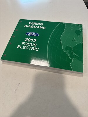 2012 Ford Focus Electric Factory Electrical Wiring Diagrams Service Manual 