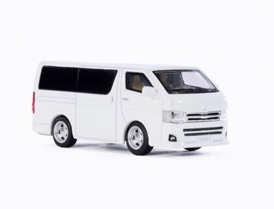 ED Masdi 1:64 2010 White Hiace Mini Van MPV Sports Model Diecast Collect Car