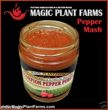 Pepper Mash Pepper Puree Premium Quality-100% Natural Hot Peppers (9oz Jar)