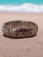 TMA Ring Sterling Silver 925 Asian Character Falling in Love Sterling 925 Size 6