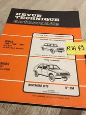 Revue technique Renault R14