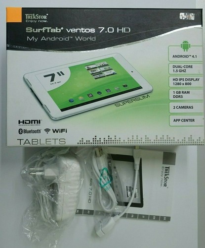 TrekStor SurfTab ventos 7.0 Verpackung Micro-USB-Kabel, USB-Host Netzteil NEU - 第 1/1 張圖片