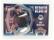 Ian Anderson 2021 Mosaic Baseball - Debuts #PD7 - Atlanta Braves