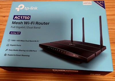 TP-Link  AC1750 Mesh Wi-Fi Router (Archer-C7)