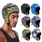 Adjustable Rugby Helmet Football Headgear Headguard Adult Child Hockey Sport