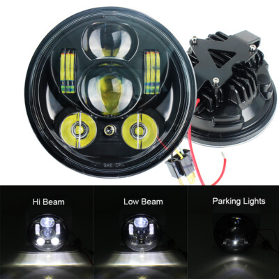 For Yamaha Bolt Raider SCR950 5.75'' LED Headlight Parking Light With Bracket
