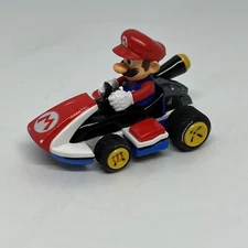 Nintendo Mario Kart Super Mario Bros. Pull Speed Red White Blue Race Kart Toy