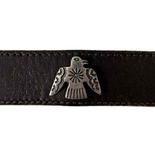 Fossil Vintage Women s Size Large Brown Genuine Leather Western Belt Animals