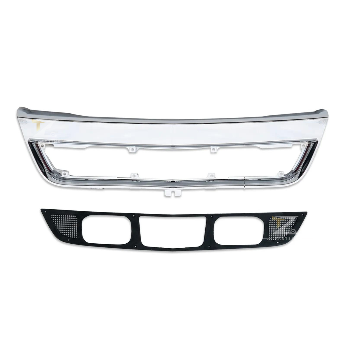 Center Bumper Chrome Trim and Screen w/Fog International LT625 | eBay