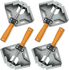 Winkelspanner, 4 Stück 90 Grad Einhand Aluminiumlegierung Eckklemm, Rechtwinklig