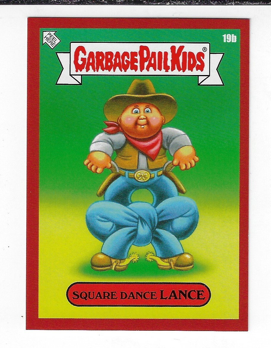 2020 GARBAGE PAIL KIDS BIZ HOLIDAYS JULY WK4 SQUARE DANCE LANCE