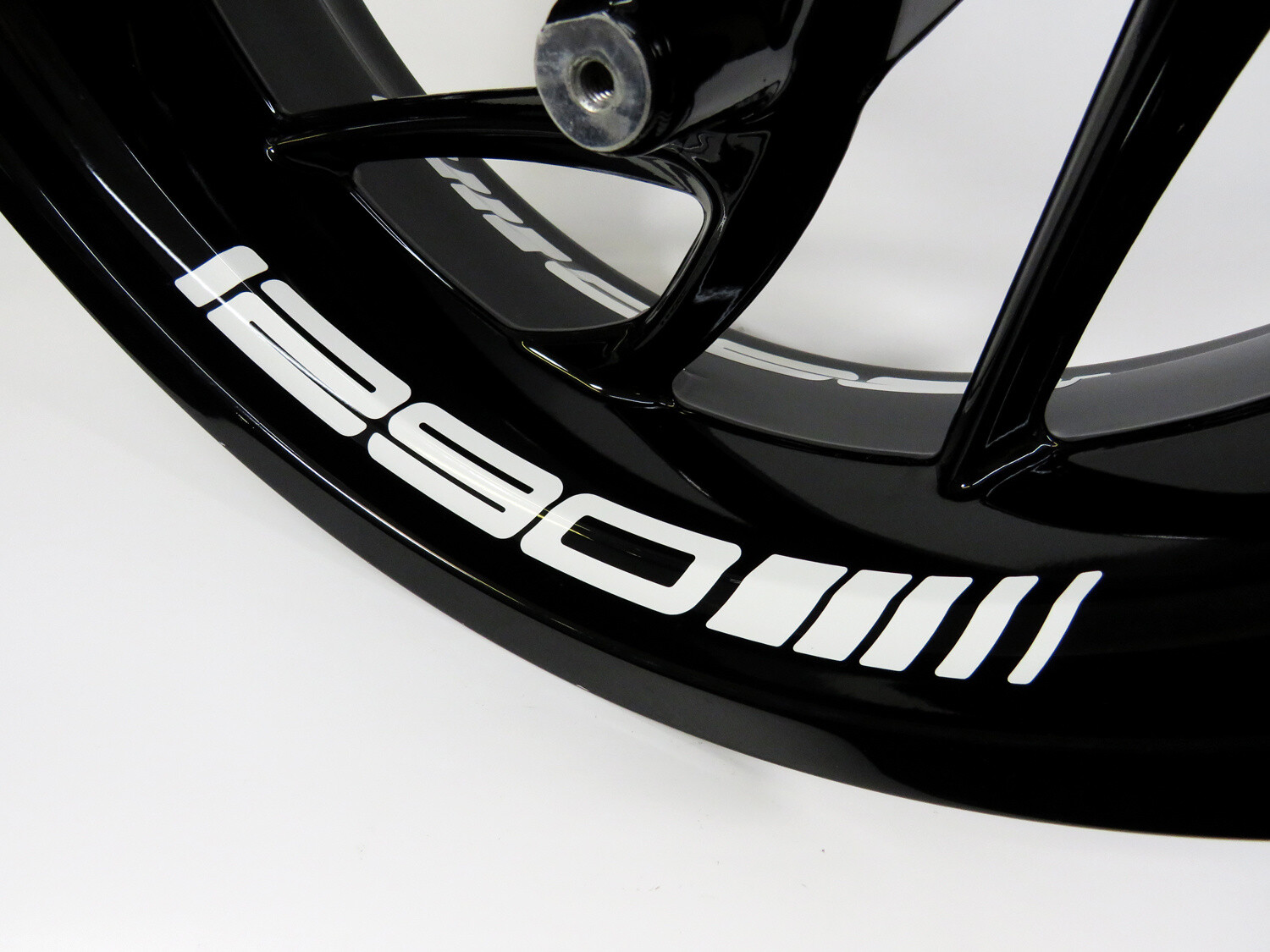 Rim Bed Sticker Font White Compatible for KTM 1290 Super Adventure R+S