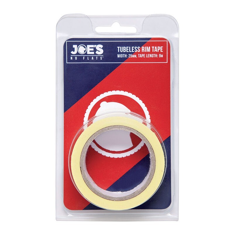Nastro di conversione adesivo JOE'S NO FLATS Tubeless 21mmx9m giallo