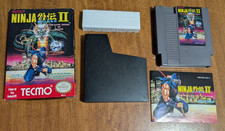Ninja Gaiden II The Dark Sword of Chaos NES Complete in Box Manual Tecmo