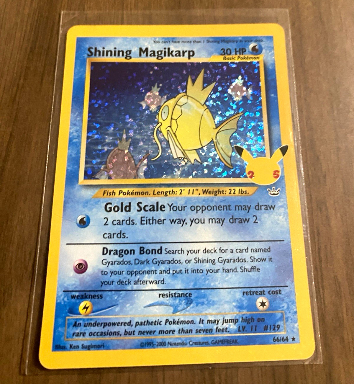 Shining Magikarp 66/64 Neo Revelation Holo Shining English 2000 Pokémon TCG