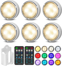 Puck Lights with Remote Control, Battery Operated Wireless under Cabinet Lightin