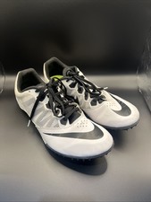 Nike Zoom Rival Sprint Shoes Men 10 White Running Track Spike 6163133-170