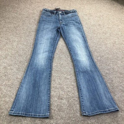 Lucky Brand Stevie High Rise Flare Jeans Womens 6/28 Blue Med Wash Denim 28x32.5