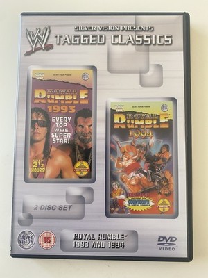 WWE DVD Royal Rumble 1993 & 1994 Tagged Classics *Bret Hart Vs. Razor Ramon