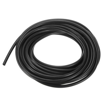 10m, 4x6mm (IDxOD) Flexible General Purpose Silicone Tube Black