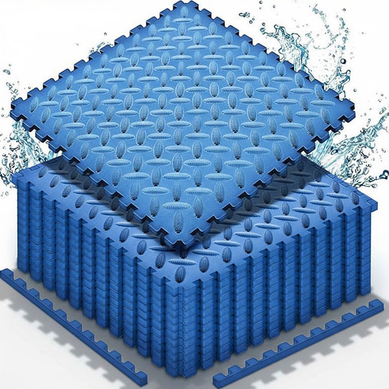 Funda Protectora Para La Piscina, 12 Piezas, Azul - N