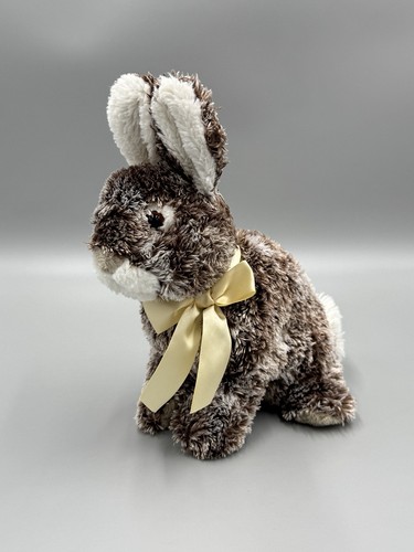 Princess Soft Toys Frosted Brown Bunny Rabbit Plush Cocoa Borders Exclusive 8”