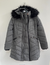 Maternity Pregnancy Coat Puffer Quilted Parka Jacket Grey M / 12-14 - NEW