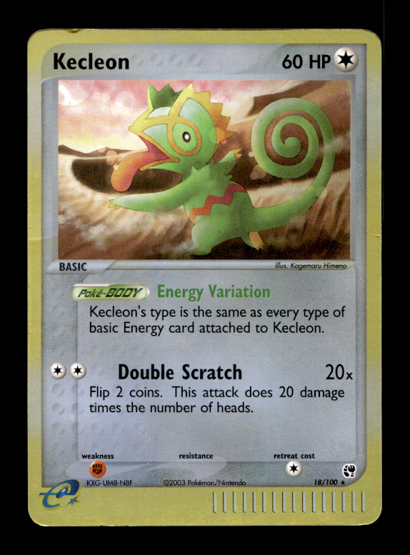 Kecleon Rare Sandstorm 18/100 MP