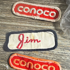 Conoco Gas & Oil Advertising Patch Lot of 3 w...