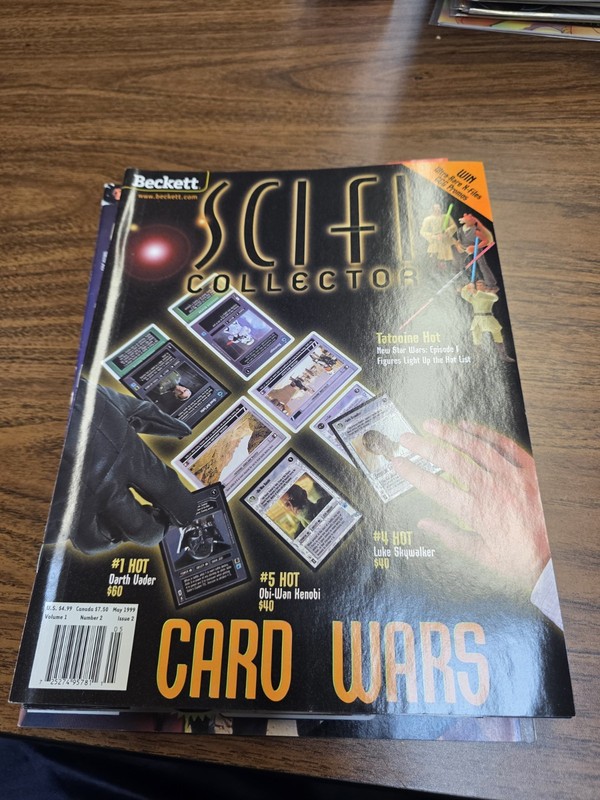 Beckett Sci-Fi Collector Magazine May 1999 Issue 2 Star Wars Card Wars