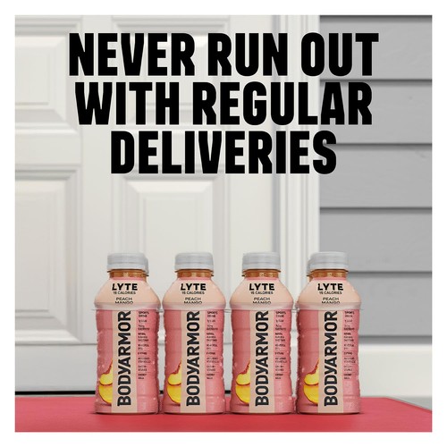 BODYARMOR LYTE, Peach Mango, Electrolyte 16 Ounce (Pack of 12), No color - Picture 5 of 8