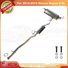 Stainless Steel Resonator Muffler Exhaust Kit fits: Nissan Rogue 2.5L 2014-2019