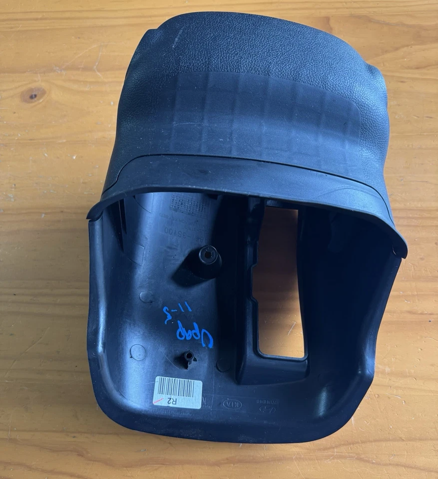 Cubierta de cubierta de columna de dirección negra para Hyundai SONATA 2015-2019 superior inferior OEM Foto 4 de 4