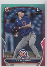 2023 Bowman Draft Aqua & Pink Gradient 37/199 Jaxon Wiggins #BD-50 1l0s