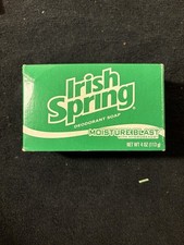 Irish Spring Deodorant Soap 1 Bar 3.75oz, Vintage Original, Deep Action Scrub
