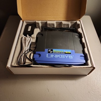 Linksys WRT54G Broadband Router 2.4Ghz 4 Ports [CIB UNTESTED]