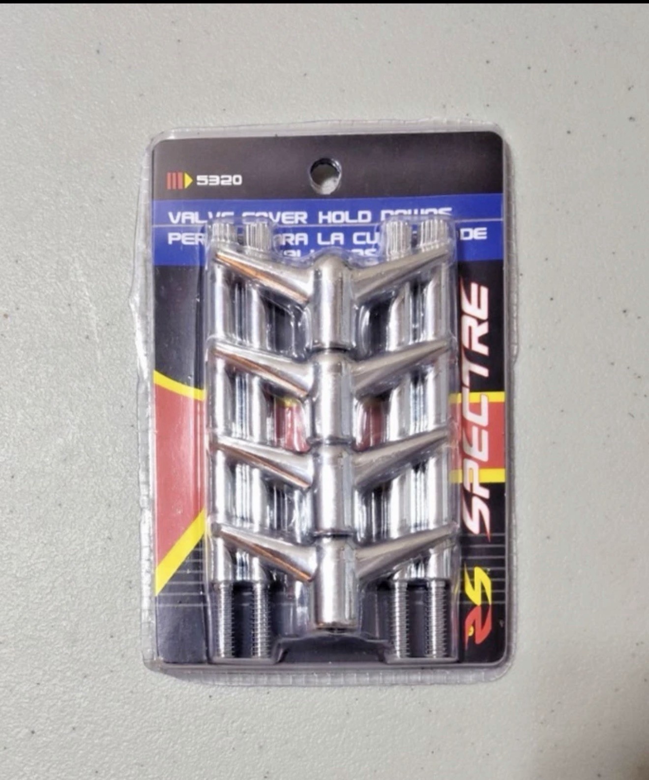 Spectre 5320 Engine Valve Cover Hold Down Tab Set