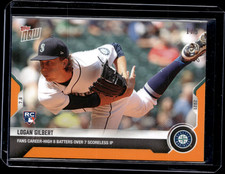 Logan Gilbert - 2021 MLB Topps Now #477 Orange 1/5 Parallel Seattle Mariners