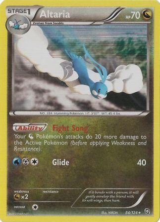 Altaria - 84/124 - Pokemon Dragons Exalted Holo Rare Card NM